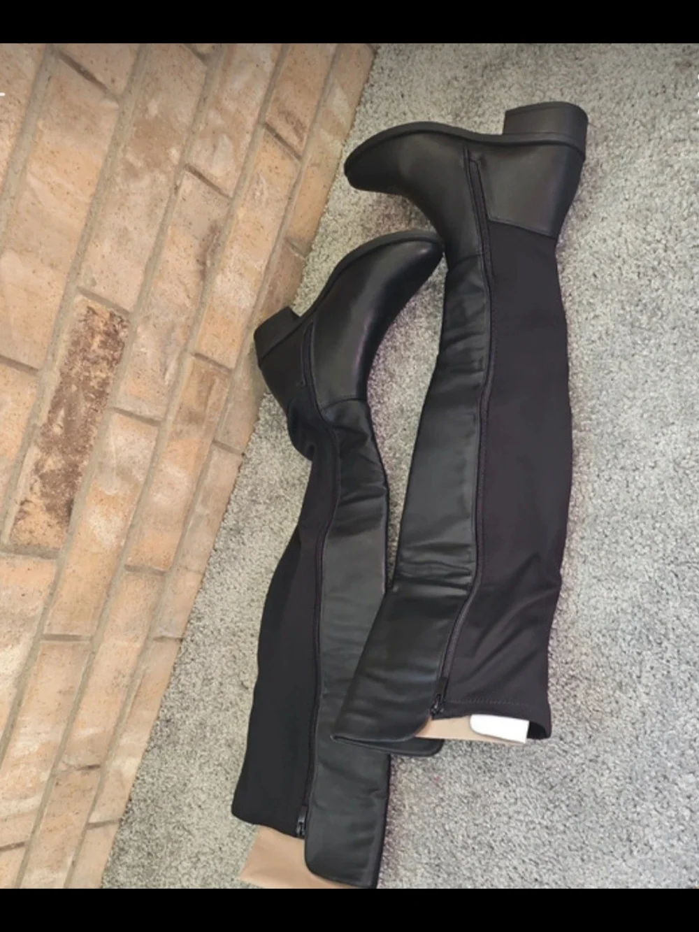 Sperry Black Over-the-Knee Stretch Riding Boots